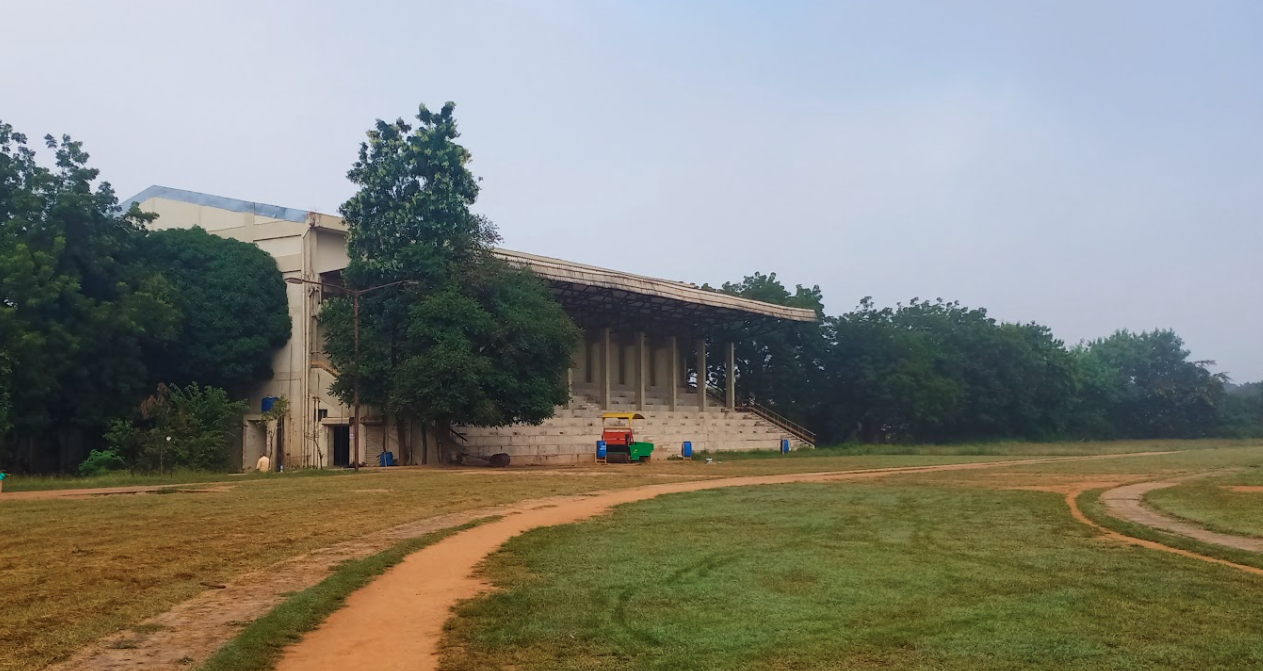 Gallery of the cricket pavilion