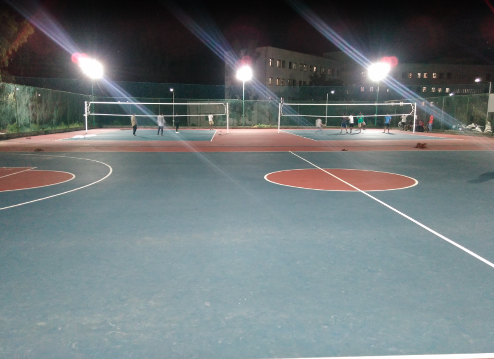 Courts in the south campus sports complex